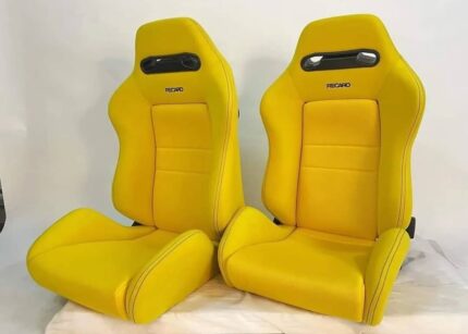 Sr3 Yellow Recaro seats with changed fabric