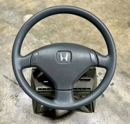 EG GRAY STEERING WHEEL for EG/ESi Leather pattern very visible