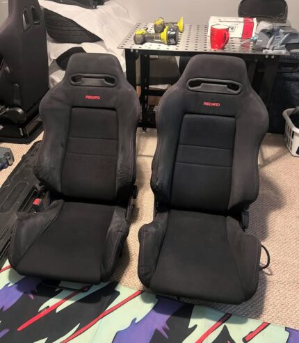 Set of Recaro sr3 seats, ek rails.