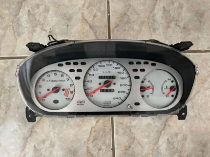 Mugen Ek9 cluster with Silver Bezel (nored)