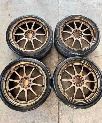 OG RAYS CE28 18x8.5 ET47 2011 Prod Date Flat Caps 5x114