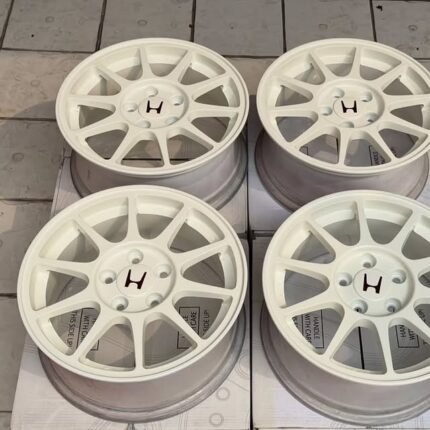 JDM HONDA INTEGRA DC2 DB8 ITR wheels white 5/114.3 16” +50 7” 1998-2000 Spec for sale