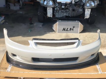 Authentic Tactical Arts front chin spoiler(lip) for kouki civic front ends (99-00).1